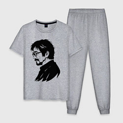 Мужская пижама Хаяо Миядзаки в профиль