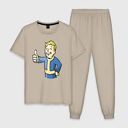 Мужская пижама Fallout vault boy