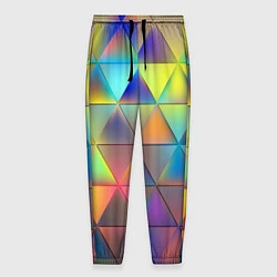 Мужские брюки Разноцветные треугольники