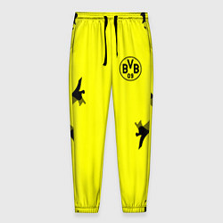 Брюки на резинке мужские FC Borussia Dortmund: Yellow Original, цвет: 3D-принт