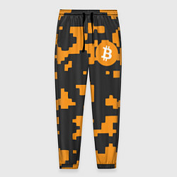 Мужские брюки Bitcoin: Orange Camo