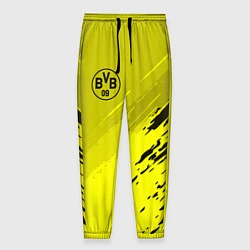 Брюки на резинке мужские FC Borussia: Yellow Original, цвет: 3D-принт