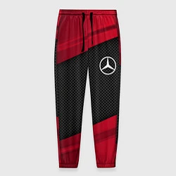 Брюки на резинке мужские Mercedes Benz: Red Sport, цвет: 3D-принт