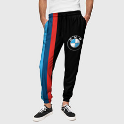 Брюки на резинке мужские BMW, цвет: 3D-принт — фото 2