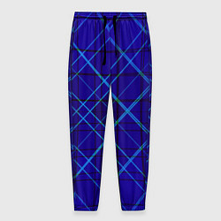 Мужские брюки Сине-черная геометрия 3D