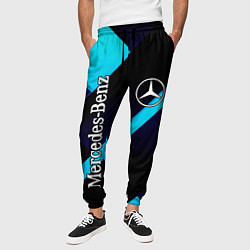 Брюки на резинке мужские Mercedes Benz, цвет: 3D-принт — фото 2