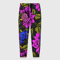 Мужские брюки Цветочный Паттерн