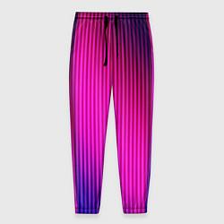 Мужские брюки Фиолетово-малиновый градиент