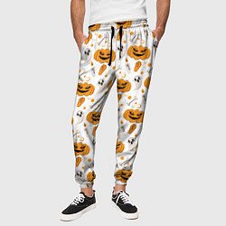 Брюки на резинке мужские Patern Halloween 22, цвет: 3D-принт — фото 2