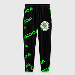 Мужские брюки SKODA LINE LOGO STYLE GREEN