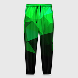 Мужские брюки Изумрудный Зеленый Геометрия