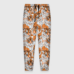Мужские брюки Тигры рисованный стиль