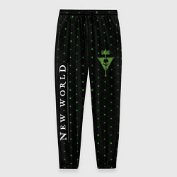 Брюки на резинке мужские NEW WORLD - СИНДИКАТ - Графика, цвет: 3D-принт