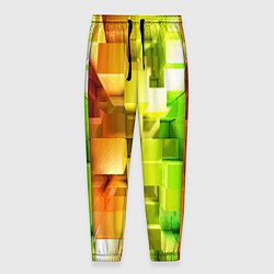 Мужские брюки Геометрический паттерн 3D Neon
