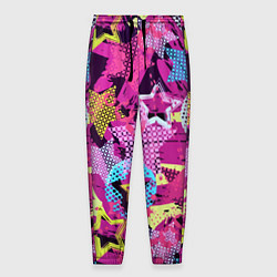 Мужские брюки Star Colorful Pattern Fashion Neon