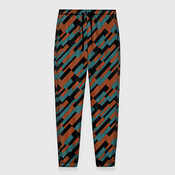 Мужские брюки Разноцветные прямоугольники абстракция