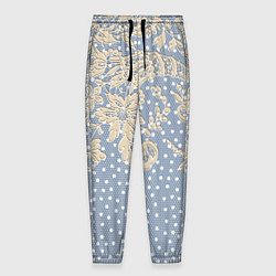 Мужские брюки Кружево и горошек