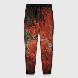 Мужские брюки Размытые краски цветная абстракция