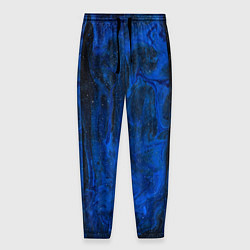 Мужские брюки Синий абстрактный дым