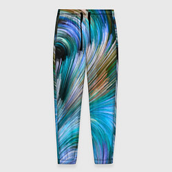 Мужские брюки Абстрактная красочная композиция Полосы Abstract c