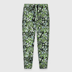 Мужские брюки Летний лесной камуфляж в зеленых тонах
