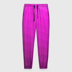 Мужские брюки Розовый неоновый полосатый узор Pink neon
