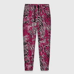 Мужские брюки Тигровый-леопардовый гранж