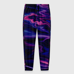 Мужские брюки Фиолетово-розовый абстрактный узор