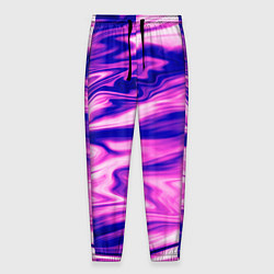 Мужские брюки Розово-фиолетовый мраморный узор