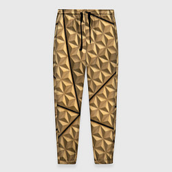 Мужские брюки Абстрактное металлическое покрытие - Золотой