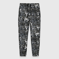 Мужские брюки Темно серый графитовый с текстурой камня
