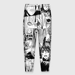Брюки на резинке мужские D Gray man pattern, цвет: 3D-принт