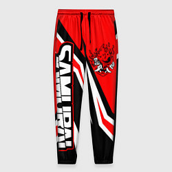 Мужские брюки Samurai - Киберпанк 2077 - Красный спорт