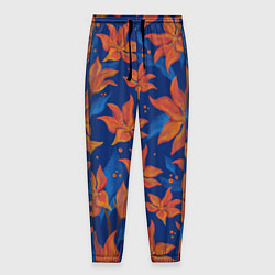 Мужские брюки Осенние абстрактные цветы