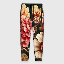 Мужские брюки Цветы в стиле рококо