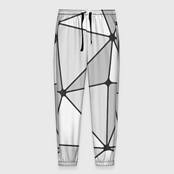 Мужские брюки Геометрические линии на сером фоне