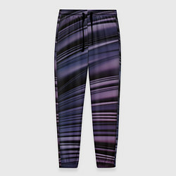 Мужские брюки Волнообразные фиолетовые паттерны