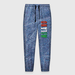 Брюки на резинке мужские Milano - Italy - Jeans - Fashion, цвет: 3D-принт