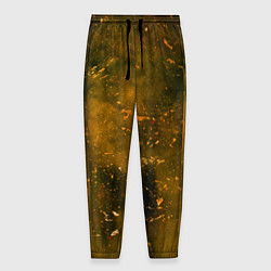 Мужские брюки Чёрный туман и золотые краски