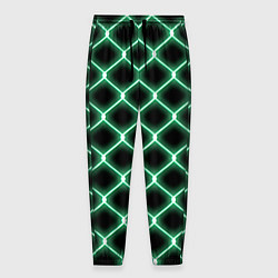 Мужские брюки Зелёная неоновая сетка