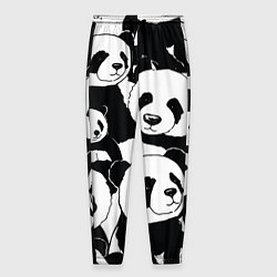 Мужские брюки С пандами паттерн