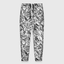 Мужские брюки Текстура мятой алюминиевой фольги