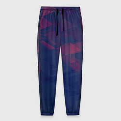 Мужские брюки Абстрактный прозрачный стеклянный фиолетовый патте