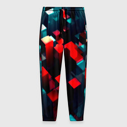 Мужские брюки Digital abstract cube