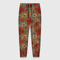Мужские брюки Японские цветы-пионы