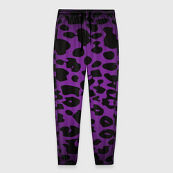 Мужские брюки Фиолетовый леопард