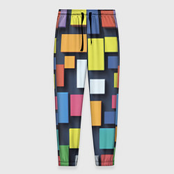 Мужские брюки Тетрис цветные кубики