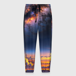Мужские брюки Млечный путь и облака на закате