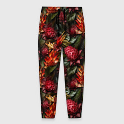 Мужские брюки Тропические цветы