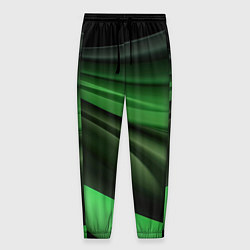 Мужские брюки Темная зеленая текстура